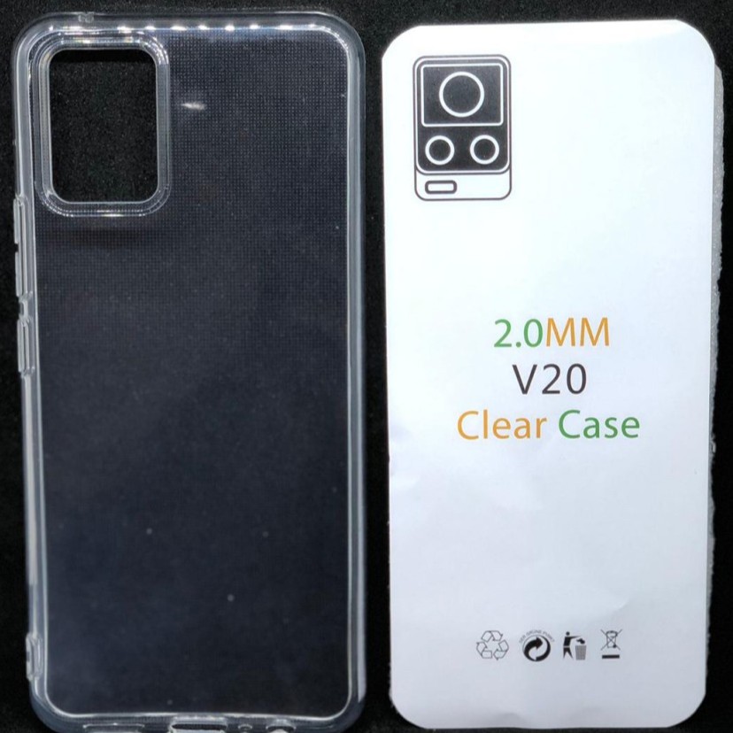 silikon kondom VIVO V20 / VIVO V20 SE CASE SOFTCASE HD BENING CLEAR TPU TRANSPARANT