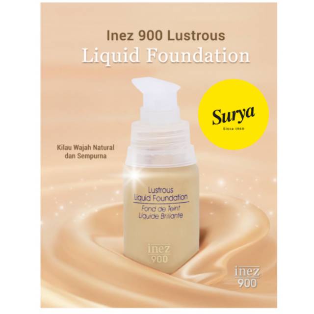 Inez 900 Lustrous Liquid Foundation