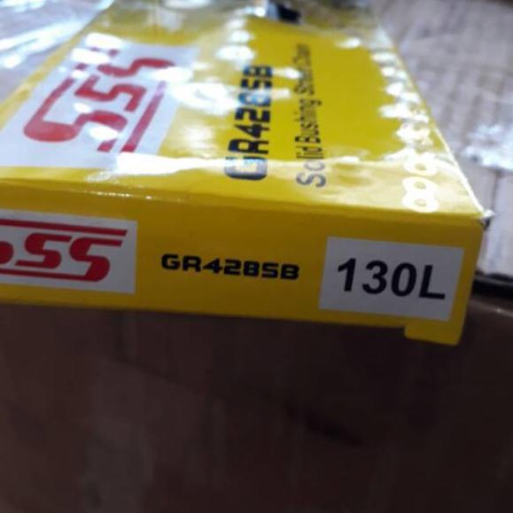 ♚ RANTAI SSS SB428-130L / 415SB-130L RANTAI MOTOR VIXION NINJA CBR SATRIA FU JUPITER MX ☟
