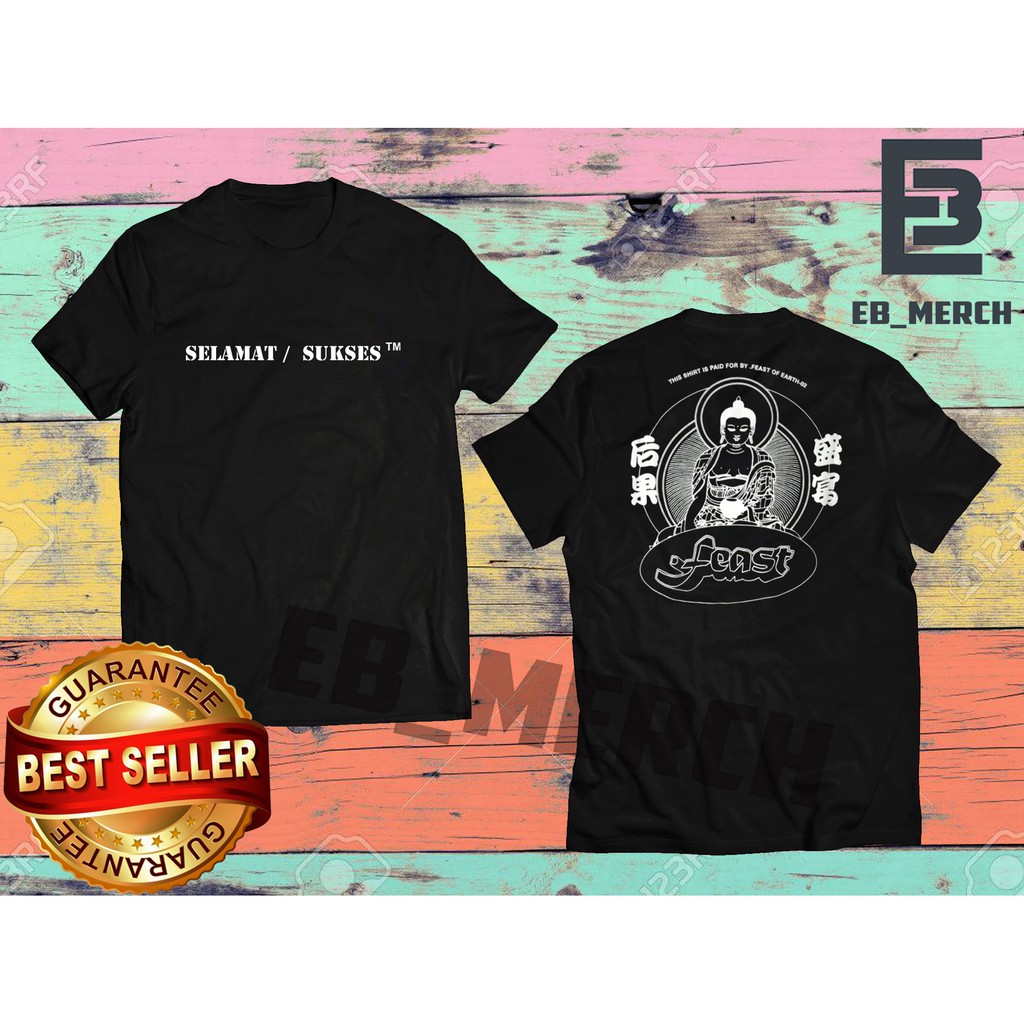 Import Quality MURAH BAJU KAOS    FEAST-ROCK IN CELEBES  keren     EB_MERCH