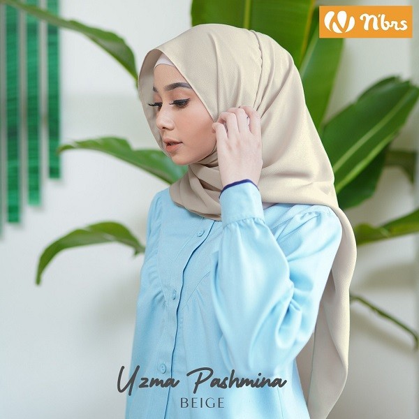 NIBRAS HIJAB UZMA PASHMINA / UZMA NON TALI (BISA COD)