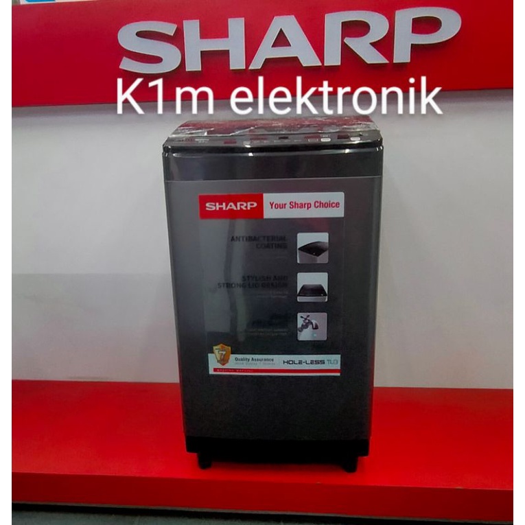 Mesin Cuci SHARP 1 Tabung 9.5Kg ES-M9500XT (Megamouth)