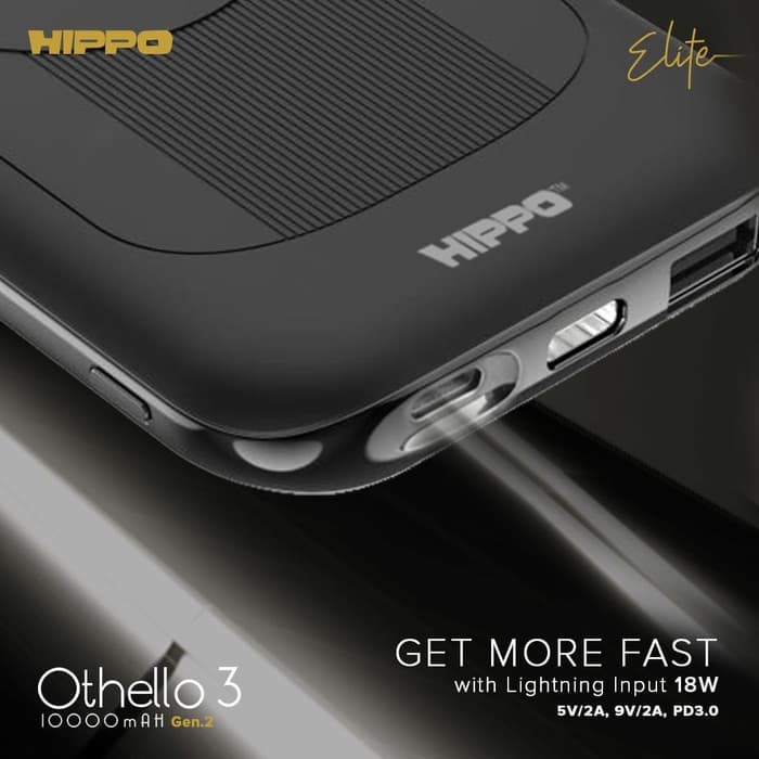 Hippo Elite Othello 3 Gen2 10000 mAh Power Bank Wireless PD original