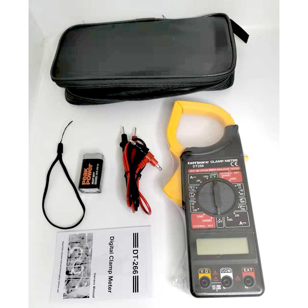 Digital Clamp Multimeter Tang Ampere / Multimeter Multitester Avometer Ampere Meter Digital Clamp Meter / Tester Digital Multitester Aki / Tang Ampere Ac Dc Terkiro / Alat Ukur Pengukur Arus Tegangan Listrik AC DC Kabel / Tes Uji Isolasi Konsumsi Power