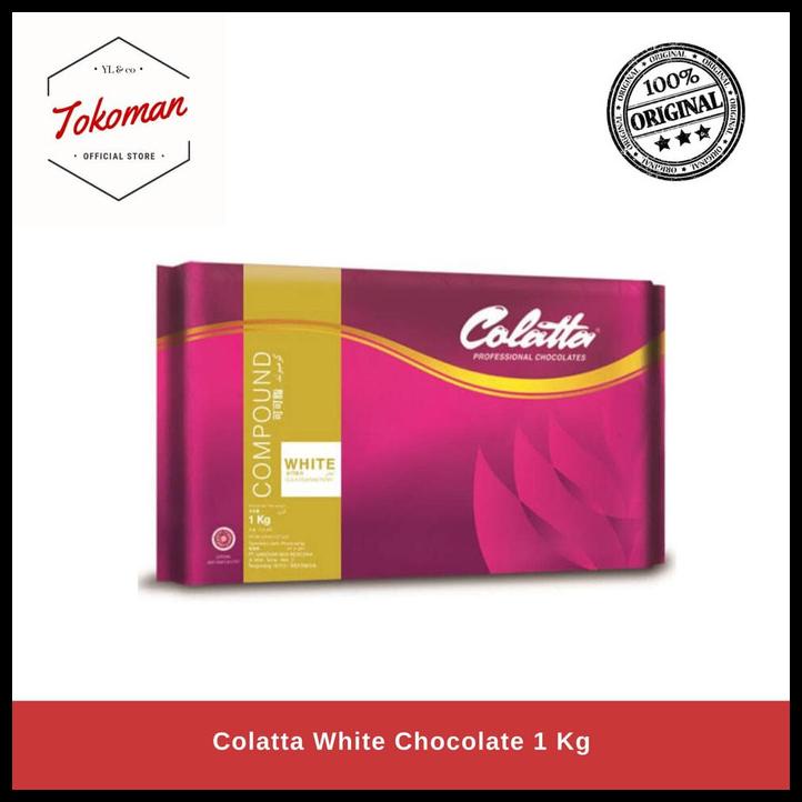 

TERBARUU!! Colatta White Chocolate 1 kg / Coklat Putih Compound PROMO