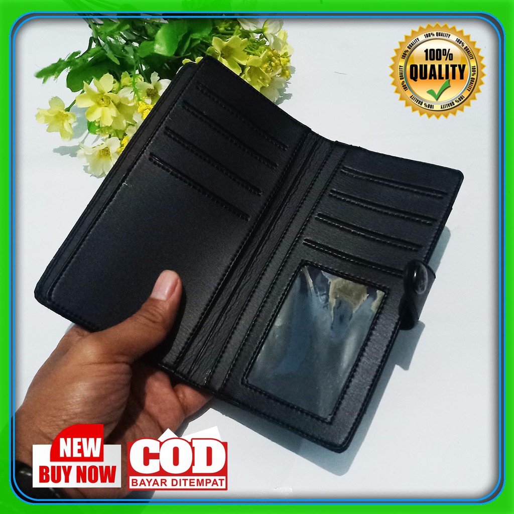 DOMPET PRIA LEVI'S PANJANG KANCING KULIT PVC TERBARU COD BAYAR DI TEMPAT