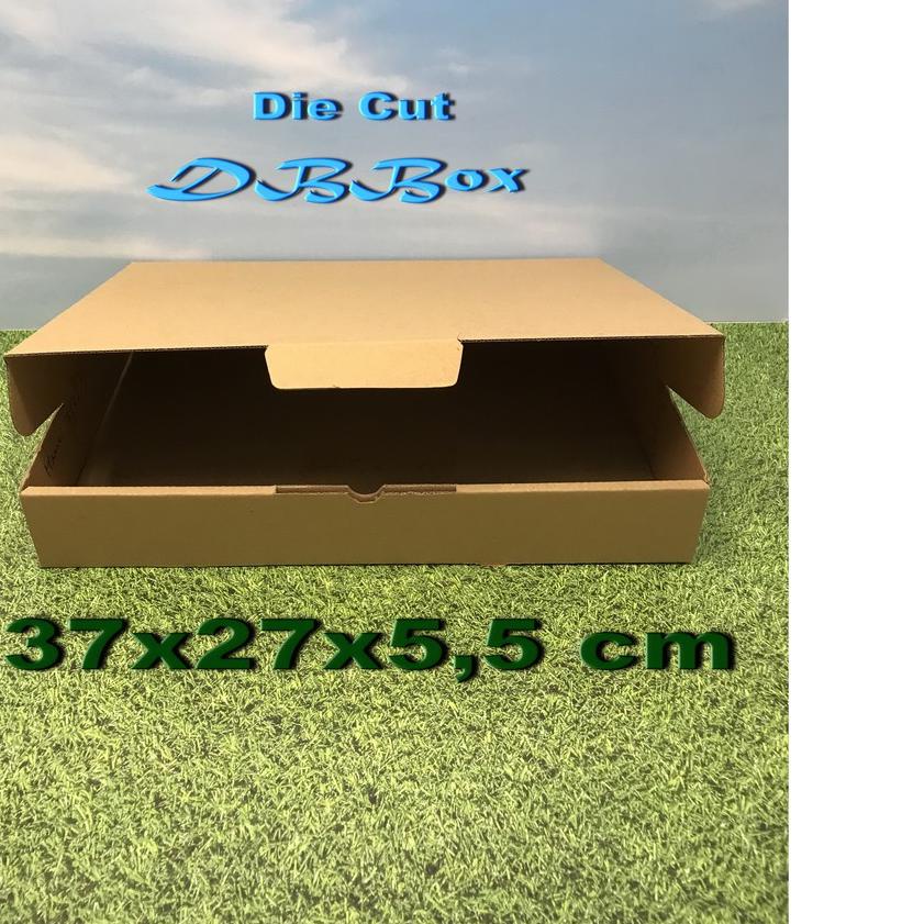 

✶ ( 10 Pcs ) Kardus uk. 37 x 27x 5,5 cm...Die Cut untuk kotak Donut isi 12 pcs - dll, model box pizza ✾