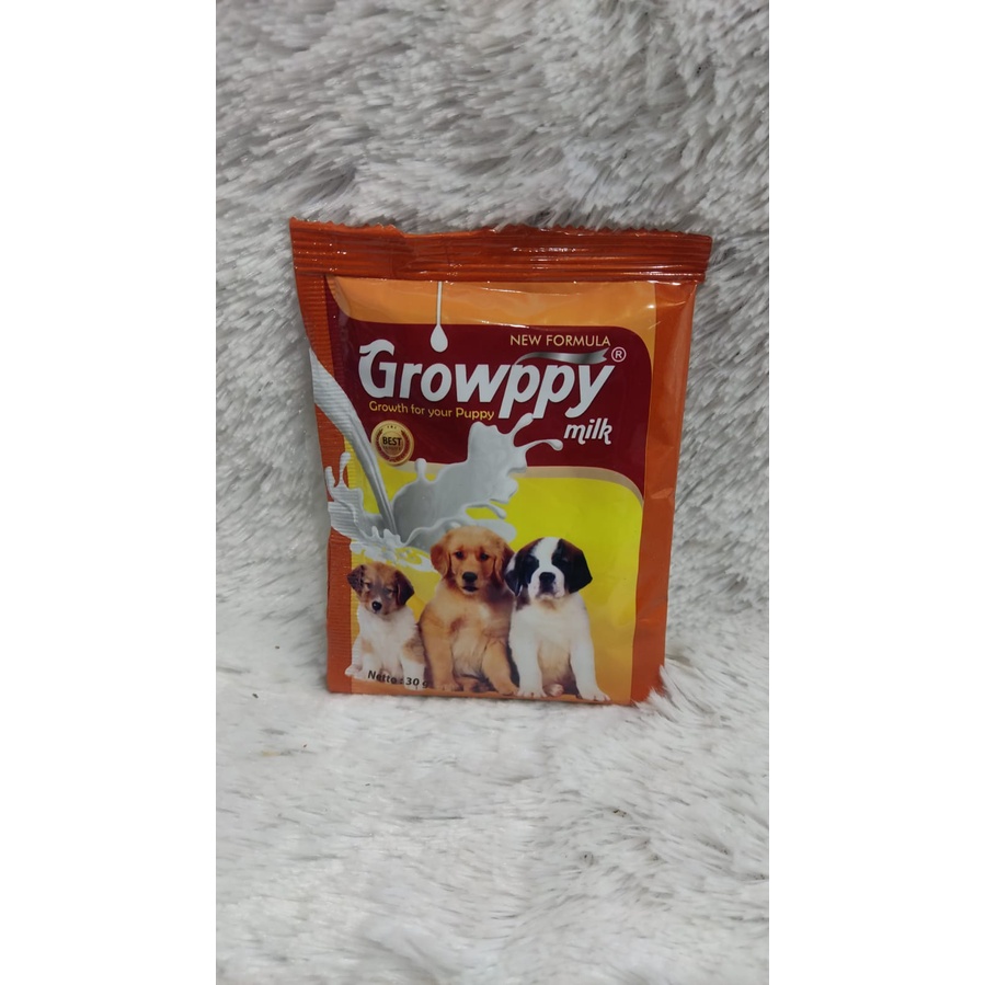 Growppy Milk Susu Anjing Susu doggie bubuk sachet