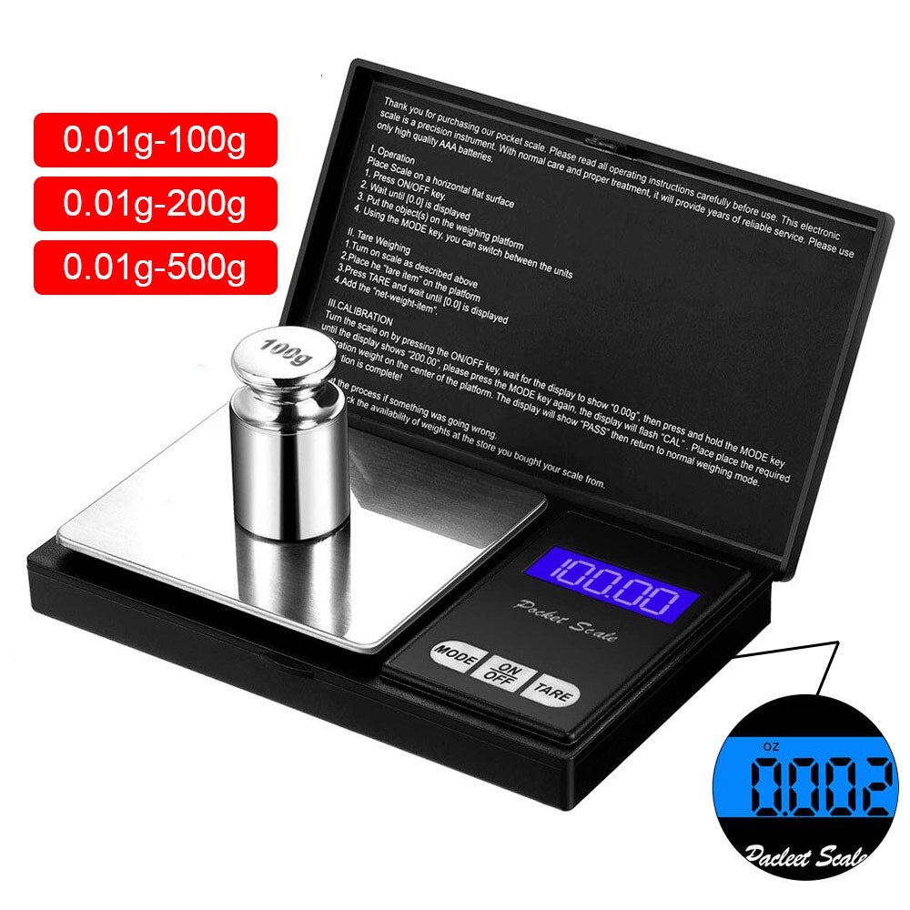 Timbangan Emas Digital Taffware Digipounds VSW0083 500gr / 200gr / 100gr Min 0.01gr Pocket Scale