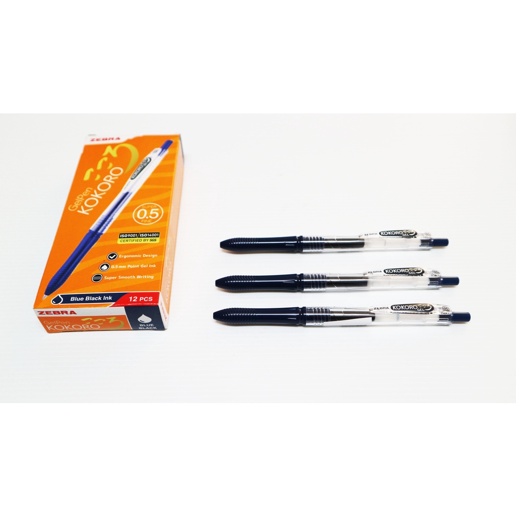 

Ballpoint Zebra Kokoro 0,5mm Warna Blue Black