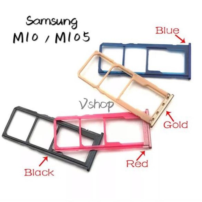 Simtray Sim Tray Tempat Dudukan Slot Sim Card Simcard Samsung M10 - M105