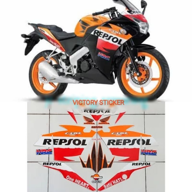 Striping CBR 2012 CBU REPSOL 150