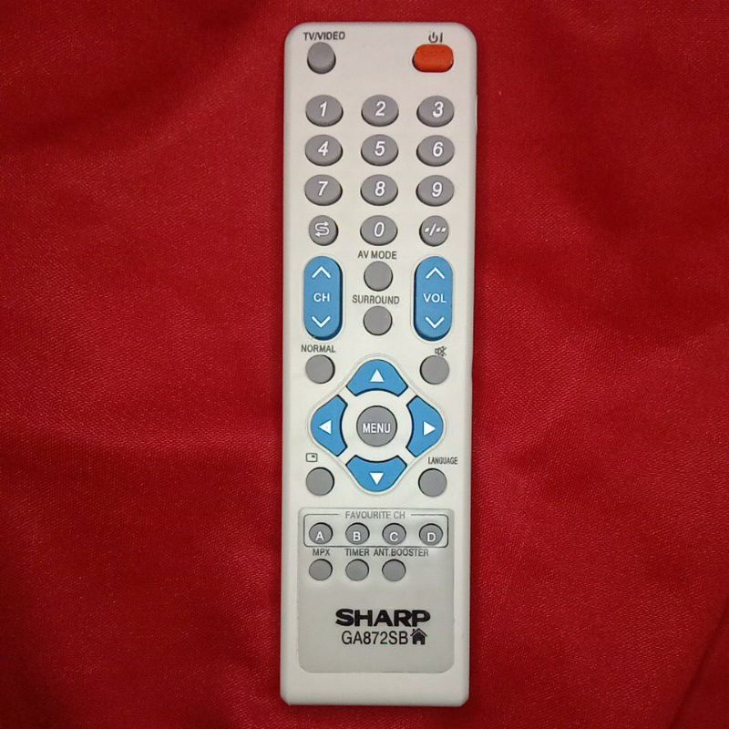 REMOTE TV SHARP TABUNG LCD/LED GA872SB