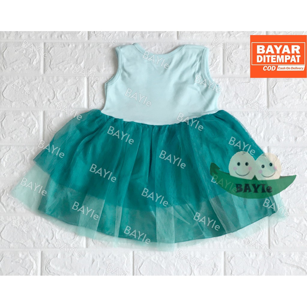 BAYIe - Baju Tutu Dress Bayi Perempuan  motif DUCK AMENA usia 3-18 bulan / Pakaian anak Cewek