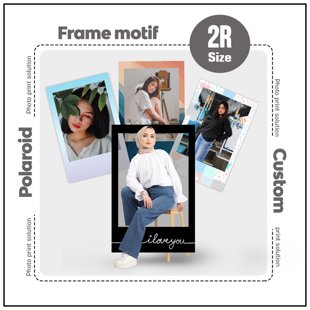 Jual Cetak Foto Polaroid 2r Custom Frame Background Motif Dekorasi Hiasan Dinding Shopee Indonesia 2338