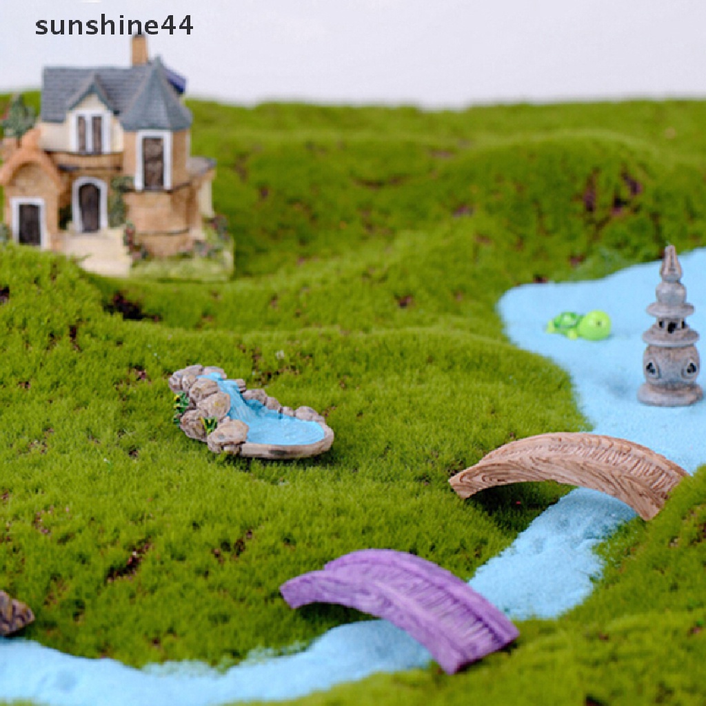 Sunshine Miniatur Rumah Peri Bahan resin Untuk Dekorasi Taman mini DIY