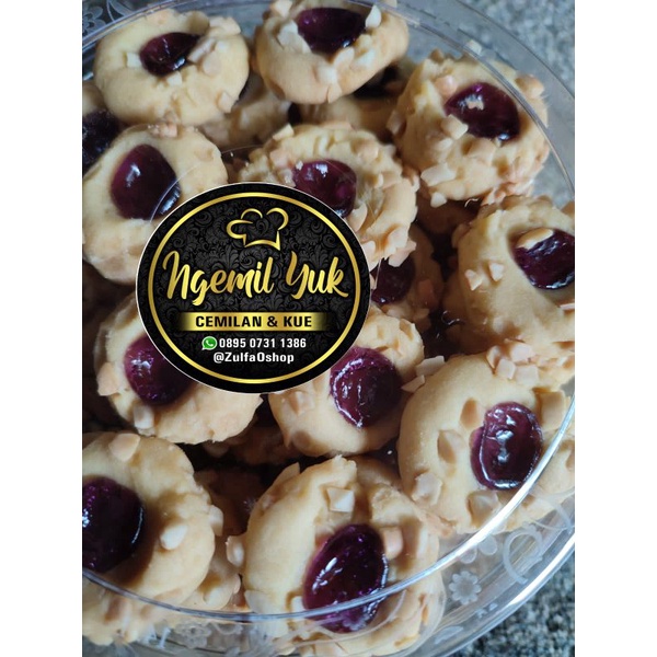 

kue tumbprint kacang 500 gr