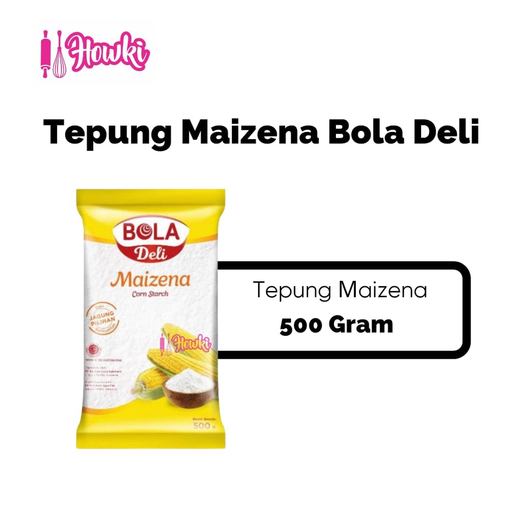 

Tepung Maizena Bola Deli Kemasan 500gr.