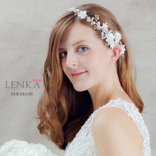 [BISA COD] AKSESORIS WEDDING HIASAN PENGANTIN HEADPIECE PESTA MRM018