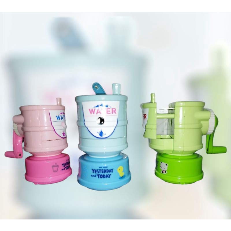 

Rautan Pensil Putar / Sharpener / orotan Model Water Tank Lucu