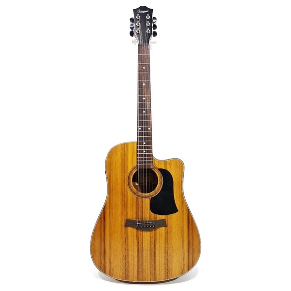 Gitar Akustik Elektrik Merk Camwood Original Seri IWC-243 NSK Jumbo Senar String Trusrod Jakarta