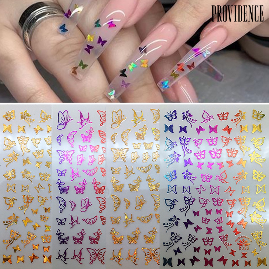 Providence 3D Beauty Butterfly Nail Art Stickers Manicure Decal DIY Fingernail Decoration