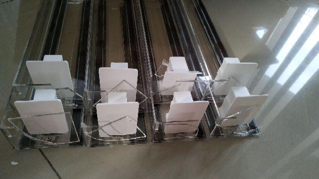 Rak Acrylic Pusher 30cm Otomatis Toko Minimarket Supermarket