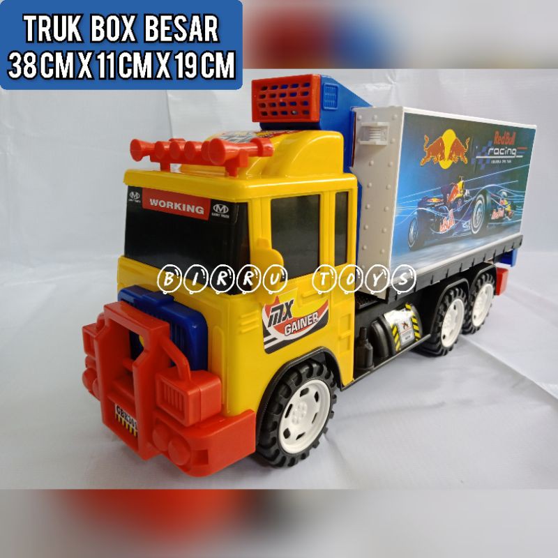 Mainan Mobil Truk Box / Kontainer Besar - Truk Semen / Molen - Excavator - Tangki Pertamina Murah