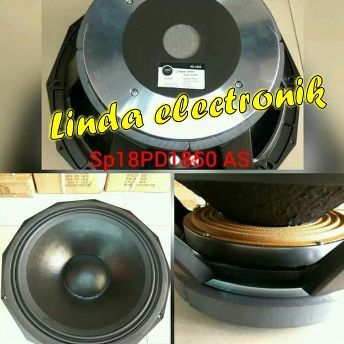 woofer Speaker Audio Seven 18 pd1850 ORYGINAL