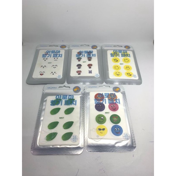 PENGHARUM MASKER KARAKTER / STIKER MASKER KARAKTER HARGA/CARD ISI 16 PCS