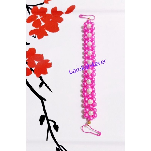 Konektor Masker Mutiara FULL BUNGA Pengait Strap