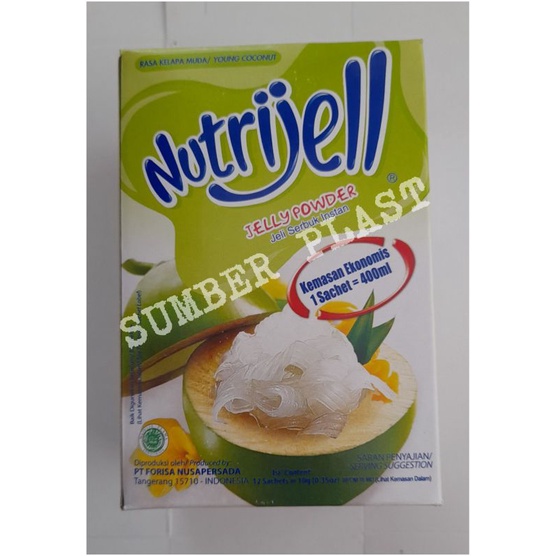 

Nutrijell ekonomis Kelapa Muda 12sachets@10g