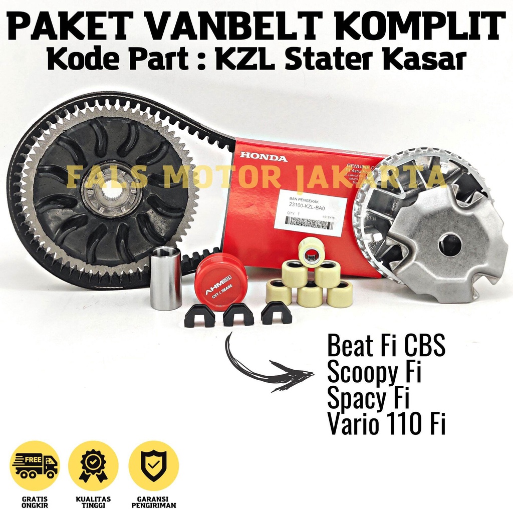 Vanbelt Beat Fi / Vanbelt Beat Fi Stater Kasar / V-Belt KZL / Vanbelt Beat Stater Kasar / Vbelt Beat