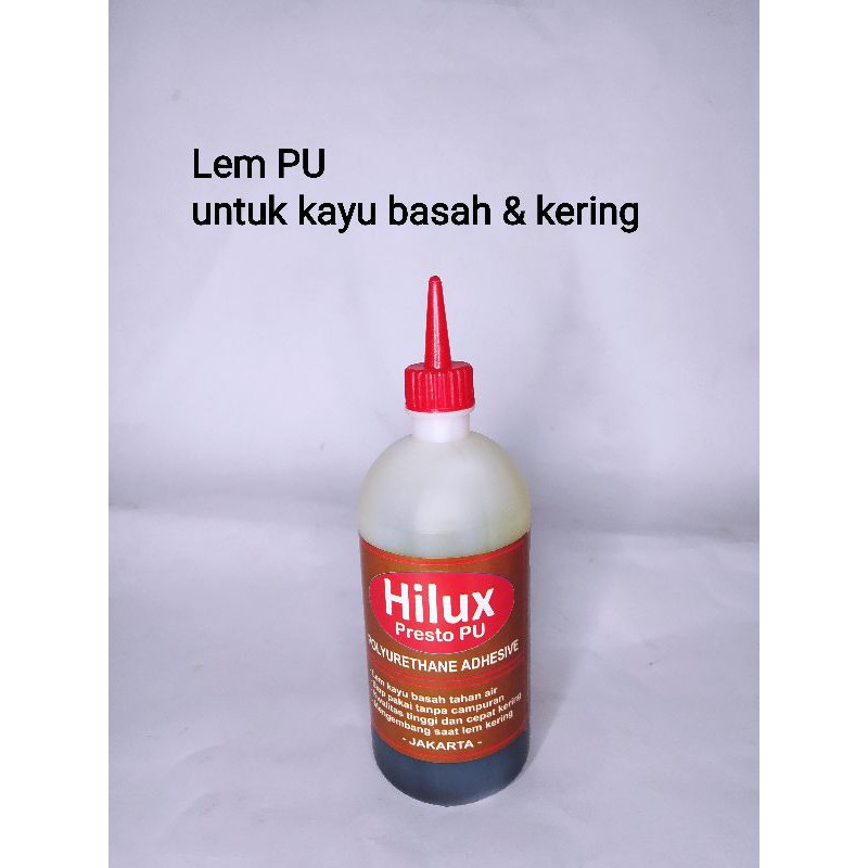 

Lem kayu basah/ kayu kering Hi lux mengembang spt busa