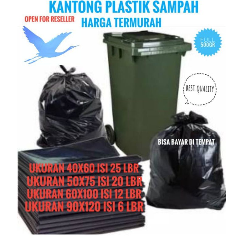 Harga Termurah (COD) TRASH BAG/ Plastik sampah Shopee Indonesia