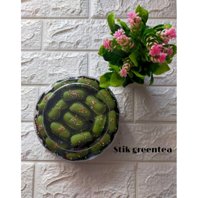 

Kue kering Stik green tea