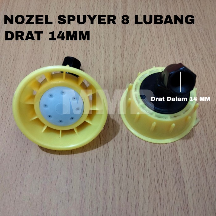 NOZZLE PLASTIK MODEL BUNGA 8 LUBANG / MATA SPRAYER ELEKTRIK / SPUYER / NOZZLE SEMPROT TANGKI SPRAYER PERTANIAN