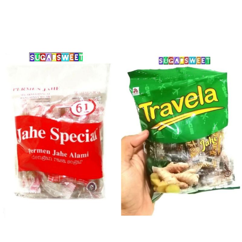 

Permen Travela Jahe Special / Permen Jahe Asli Original 125 Gram isi 40 Pcs