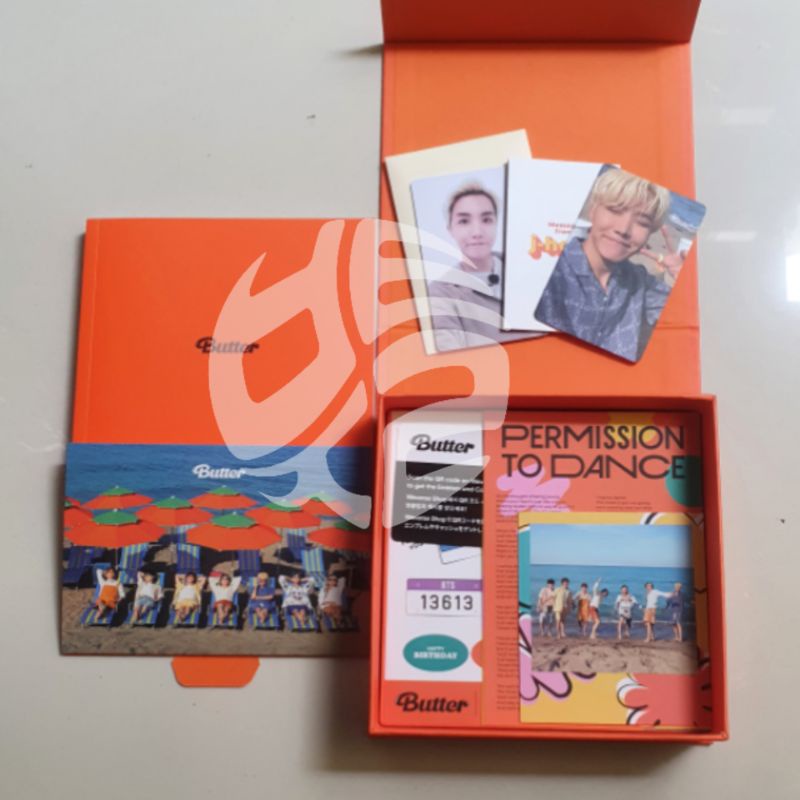 BTS Butter Lucky Draw LD HYBE Insight Museum Photocard PC Full Set Peaches CD Album Unsealed J-Hope 