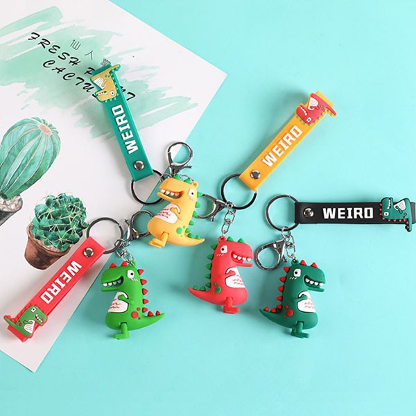 gantungan kunci dinosaurus weird dino keychain (4f3) agk021