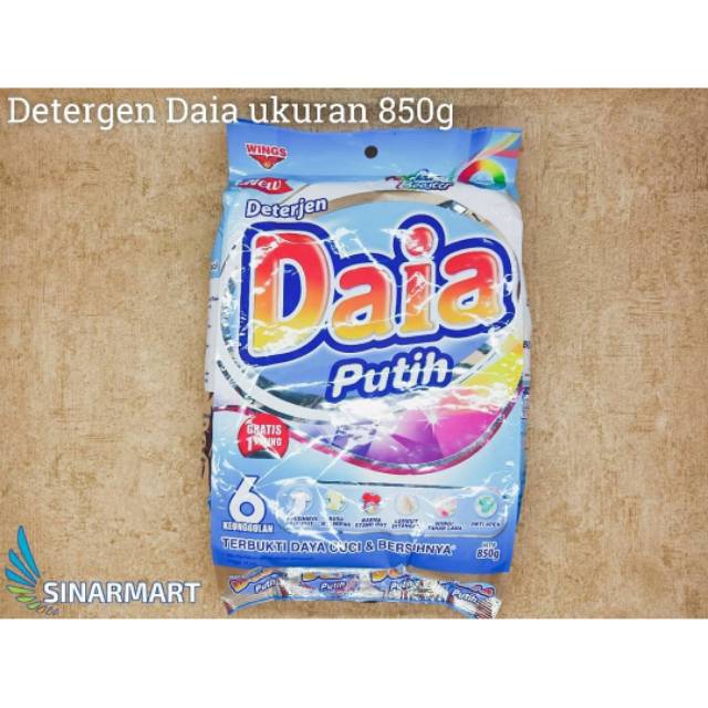 SABUN DETERGENT DAIA 850G