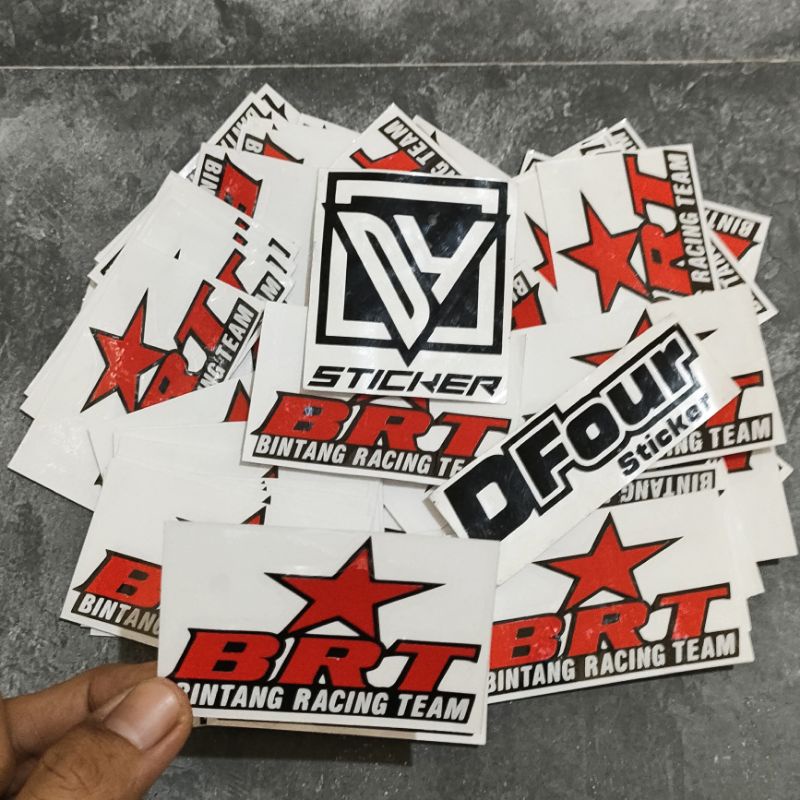 STICKER BRT BINTANG RACING TEAM CUTTING