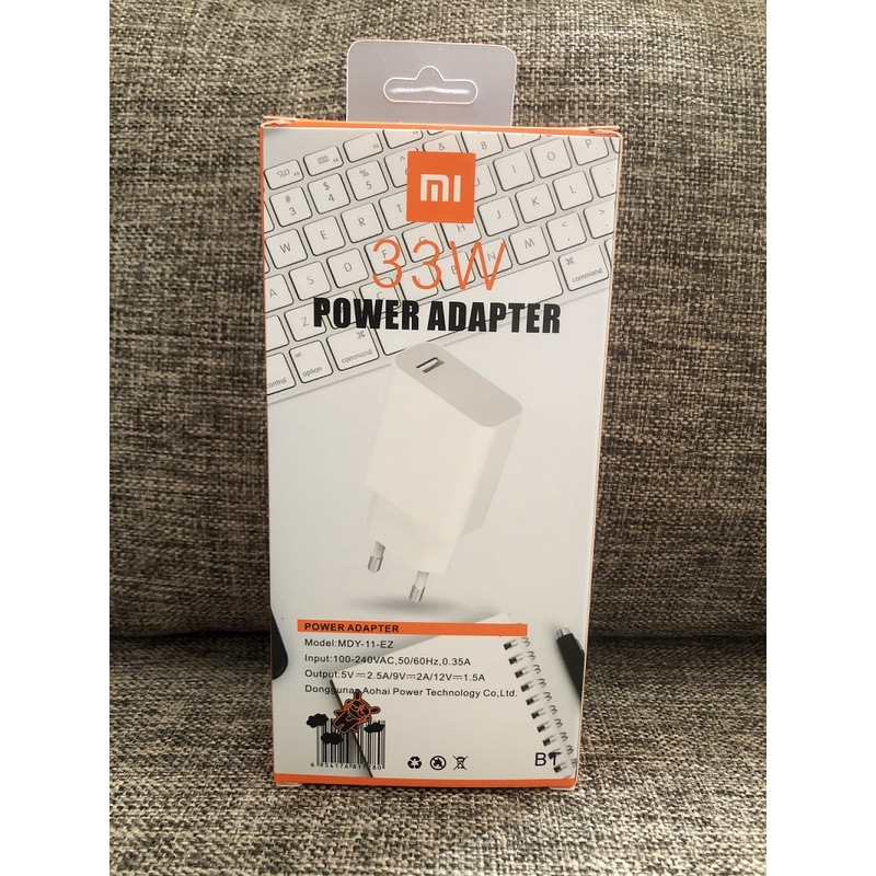 CHARGER XIAOMI 33WATT ORI OEM TYPE-C MODEL MDY-11-EZ POWER ADAPTER