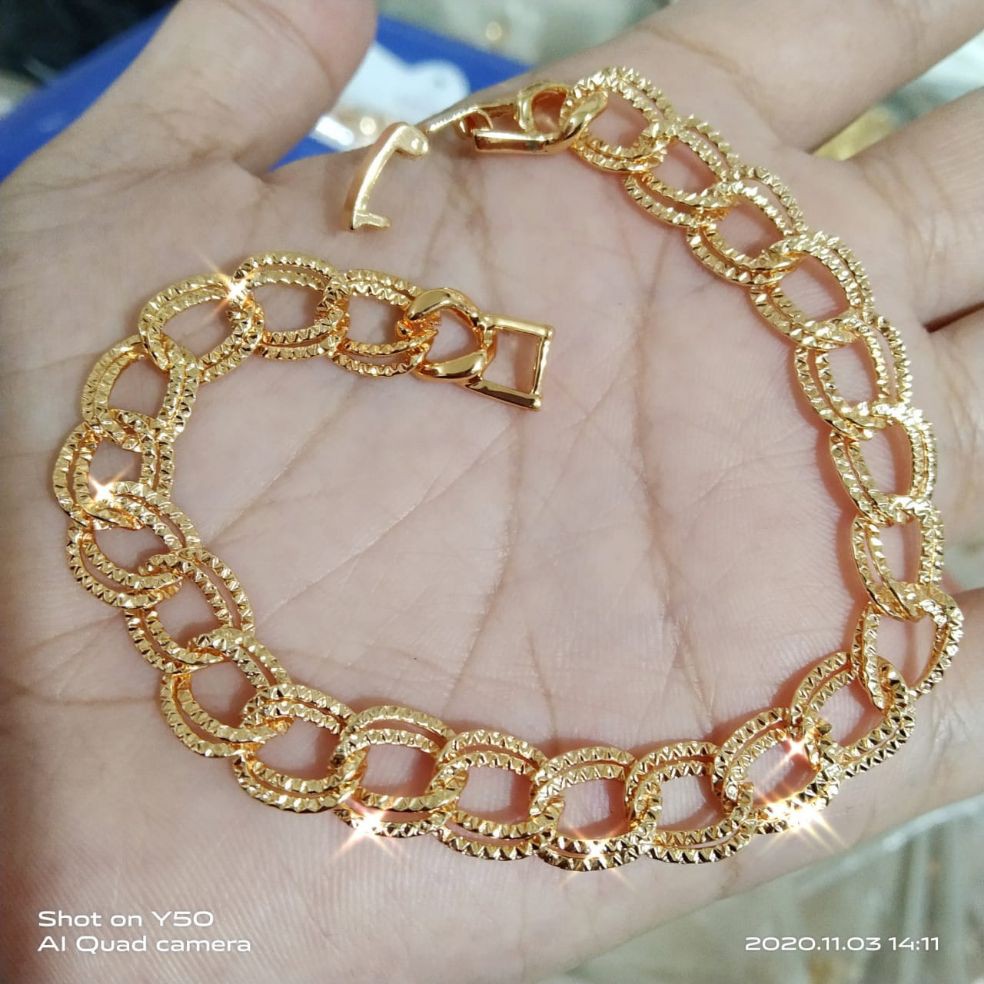 Kenten Acc - gelang wanita dewasa gold gold blink