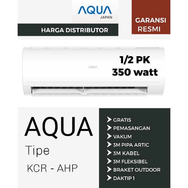 AC AQUA 1/2 PK 05 AHP AC TERMURAH