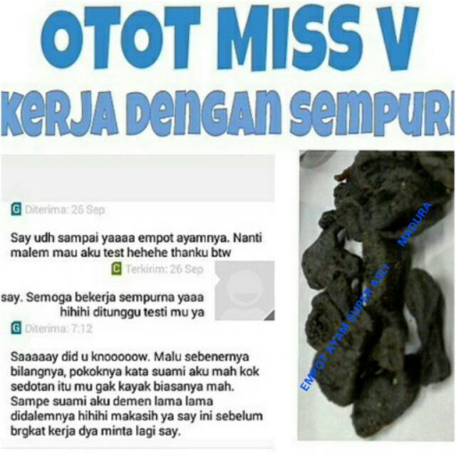 Empot Ayam Super Madura Asli/Ramuan Mpot Madura/Obat Keputihan 250 GRAM