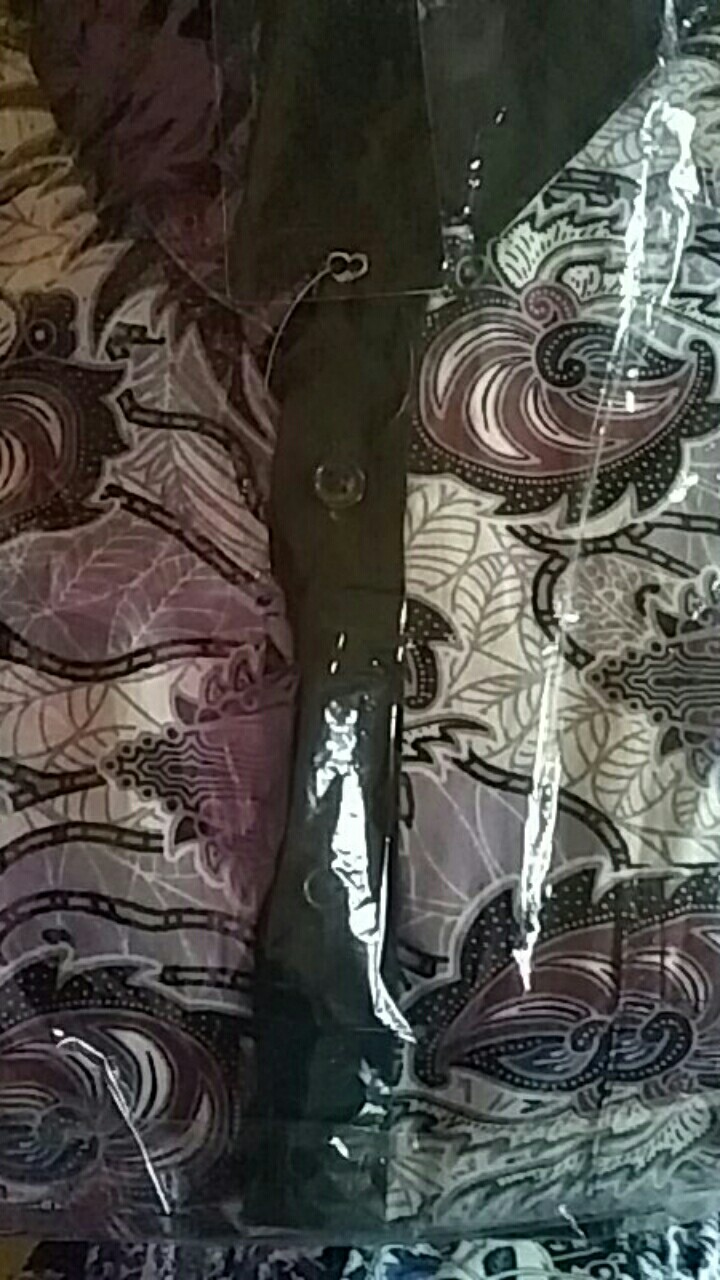 [gridline - R075 & R090 Lilac] Kemeja Batik Pria Katun Lengan Pendek Regular Ungu Lilac Terbaru