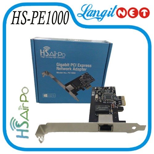 LAN CARD HS AirPo PE1000 GIGABIT PCI E