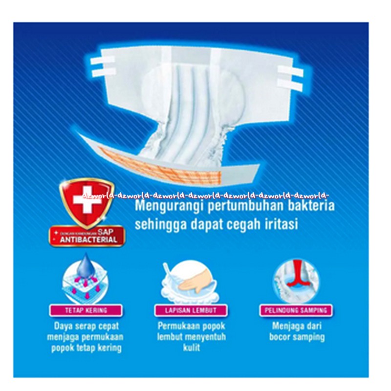 Certainty L 7 Popok Perekat Cegah Iritasi Antibacterial Certainti L7 Popok Dewasa Orang Tua Diapers Anti Bakteri Diaper Certainly