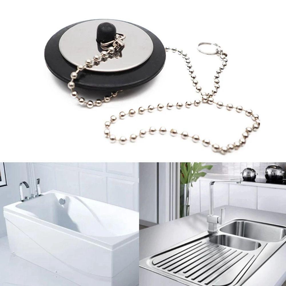 NICKOLAS1 Plug Saluran Wastafel Mudah Digunakan Serbaguna Melindungi Saluran Air Bak Mandi Selokan Wastafel Dapur Anti Bau Bathtub Plug